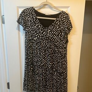 Altar'd State Black and White Polka Dot Dress